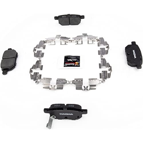 MAGMA Premium PMD1354C Ceramic Brake Pads, Rear