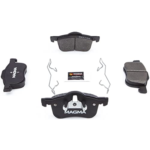 MAGMA Premium PMD794M Semi-Metallic Brake Pads, Front