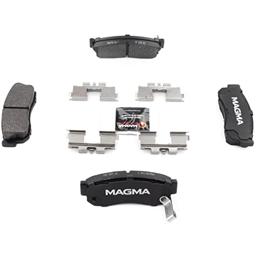 MAGMA Premium PMD275M Semi-Metallic Brake Pads, Front