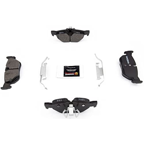 MAGMA Premium PMD1267M Semi-Metallic Brake Pads, Rear