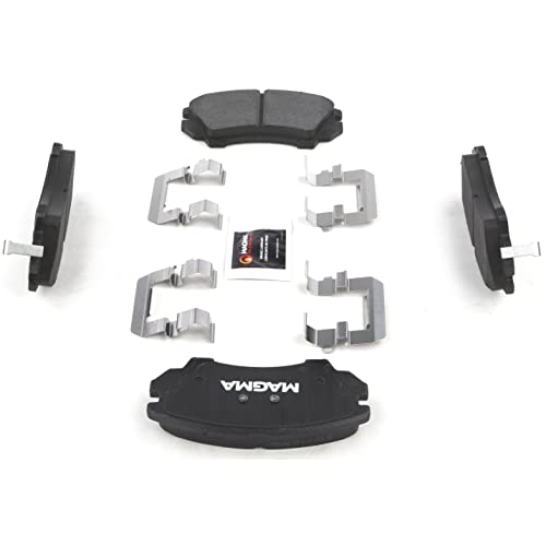MAGMA Premium PMD1404C Ceramic Brake Pads, Front