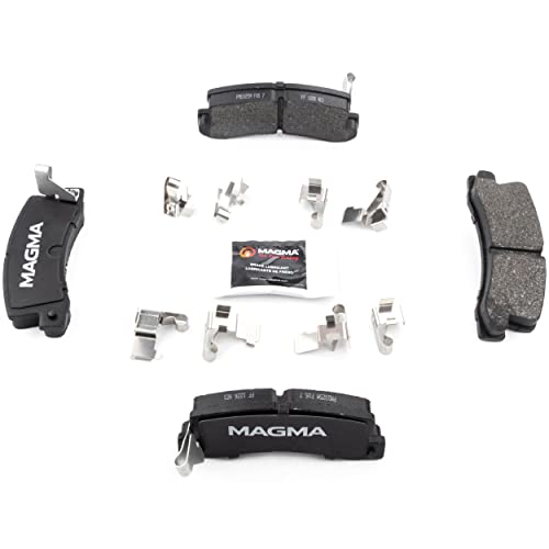 MAGMA Premium PMD325M Semi-Metallic Brake Pads, Rear