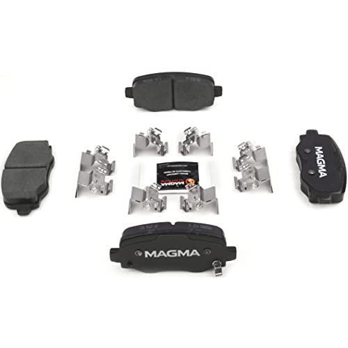 MAGMA Premium PMD1809C Ceramic Brake Pads, Rear