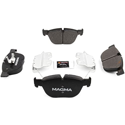 MAGMA Premium PMD1294M Semi-Metallic Brake Pads, Front
