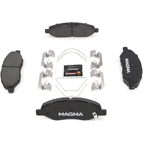 MAGMA Premium PMD1345C Ceramic Brake Pads, Front