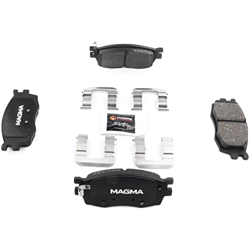 MAGMA Premium PMD1156M Semi-Metallic Brake Pads, Front