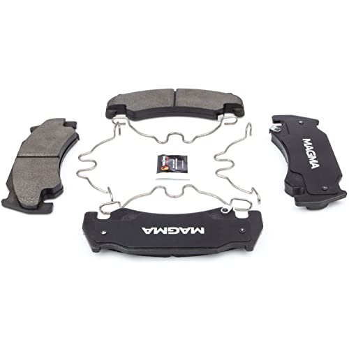MAGMA Premium PMD1085M Semi-Metallic Brake Pads, Front