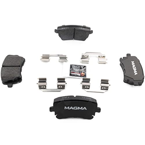 MAGMA Premium PMD1018C Ceramic Brake Pads, Rear