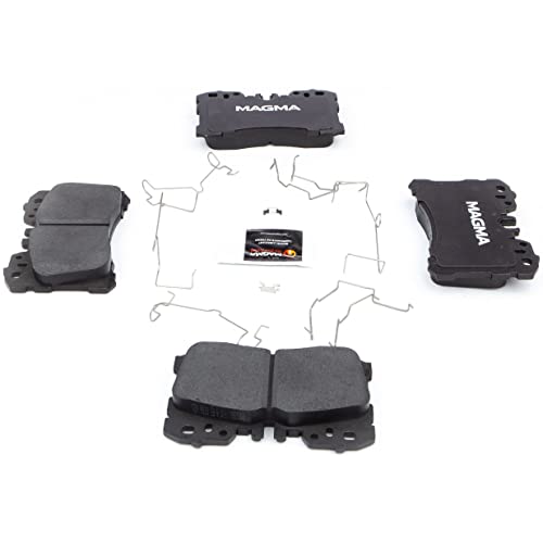 MAGMA Premium PMD1282C Ceramic Brake Pads, Front