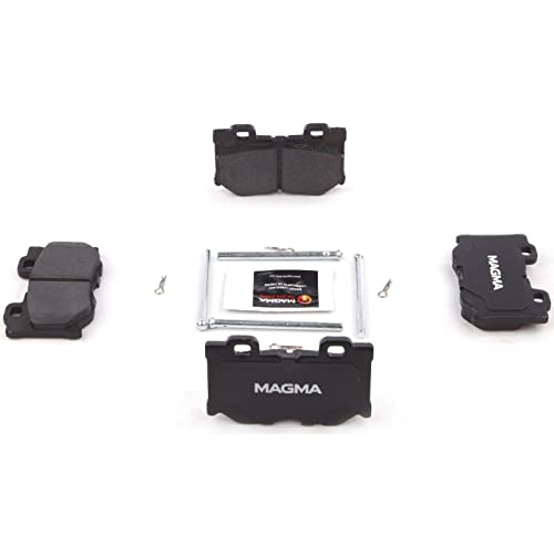 MAGMA Premium PMD1347C Ceramic Brake Pads, Rear