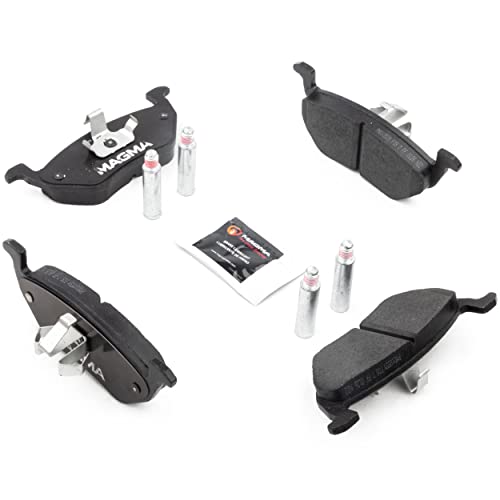 MAGMA Premium PMD1055M Semi-Metallic Brake Pads, Rear