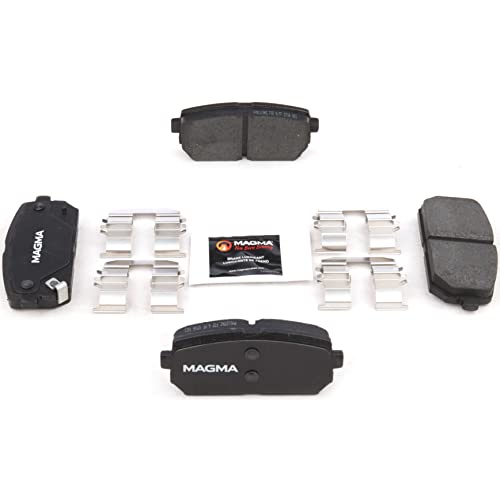 MAGMA Premium PMD1296C Ceramic Brake Pads, Rear