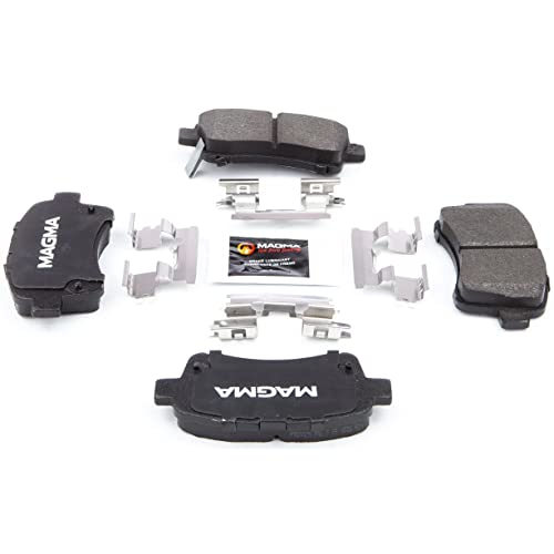 MAGMA Premium PMD937M Semi-Metallic Brake Pads, Front