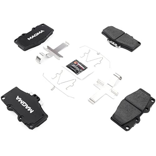 MAGMA Premium PMD410C Ceramic Brake Pads, Front