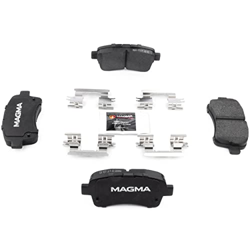 MAGMA Premium PMD937C Ceramic Brake Pads, Front