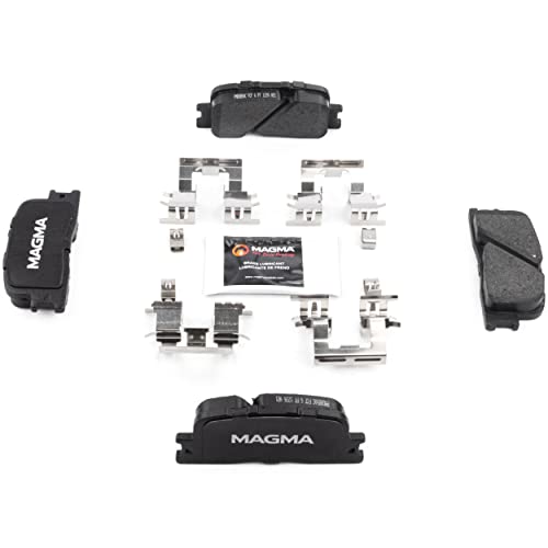 MAGMA Premium PMD885AC Ceramic Brake Pads, Rear