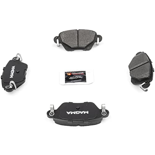 MAGMA Premium PMD911M Semi-Metallic Brake Pads, Rear