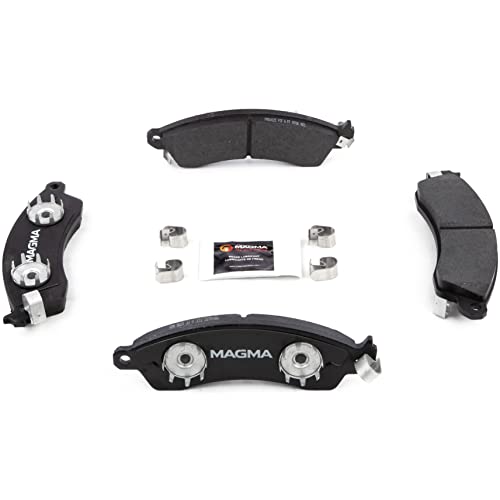 MAGMA Premium PMD412C Ceramic Brake Pads, Front