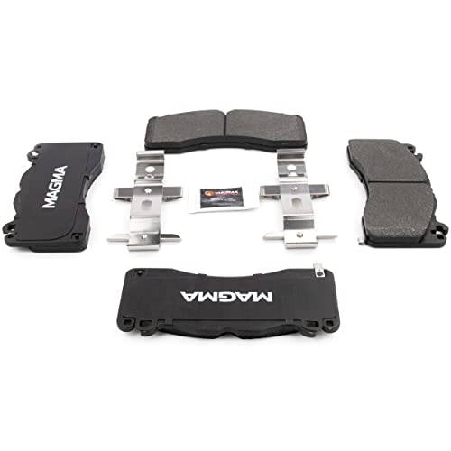 MAGMA Premium PMD1792M Semi-Metallic Brake Pads, Front