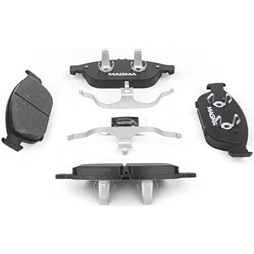 MAGMA Premium PMD1652M Semi-Metallic Brake Pads, Front