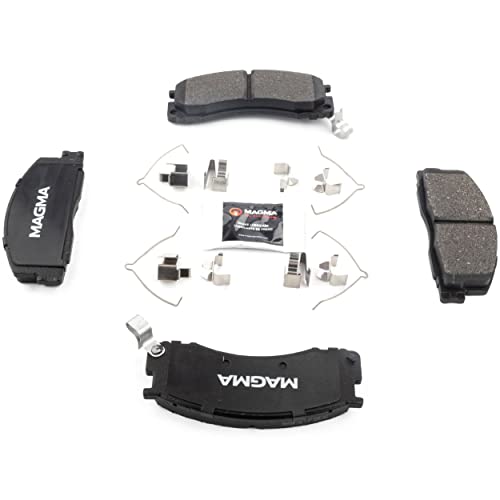 MAGMA Premium PMD500M Semi-Metallic Brake Pads, Front