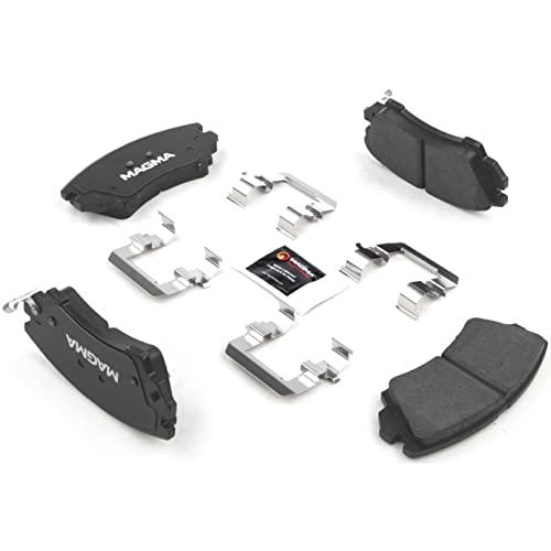 MAGMA Premium PMD1404C Ceramic Brake Pads, Front