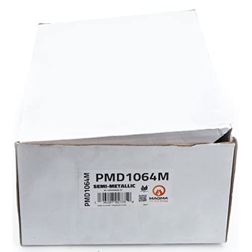 MAGMA Premium PMD1064M Semi-Metallic Brake Pads, Rear