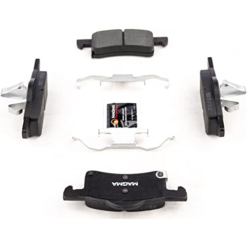 MAGMA Premium PMD935C Ceramic Brake Pads, Rear