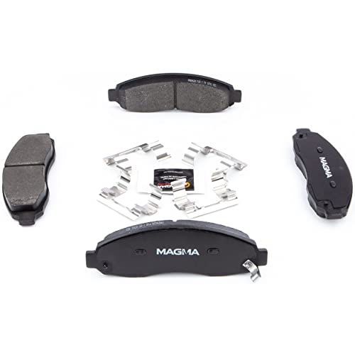 MAGMA Premium PMD962M Semi-Metallic Brake Pads, Front
