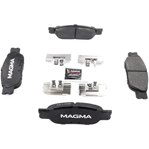 MAGMA Premium PMD805M Semi-Metallic Brake Pads, Front