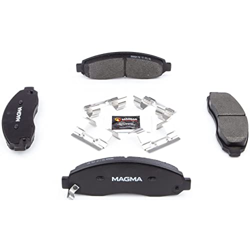 MAGMA Premium PMD962M Semi-Metallic Brake Pads, Front