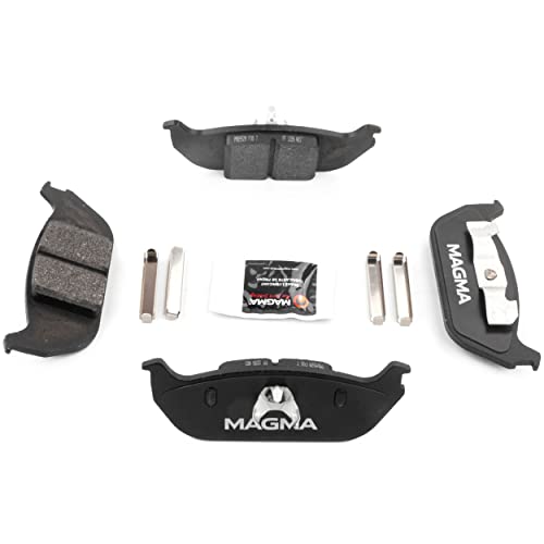 MAGMA Premium PMD952M Semi-Metallic Brake Pads, Rear