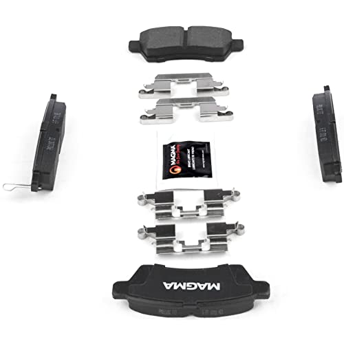 MAGMA Premium PMD1100C Ceramic Brake Pads, Rear