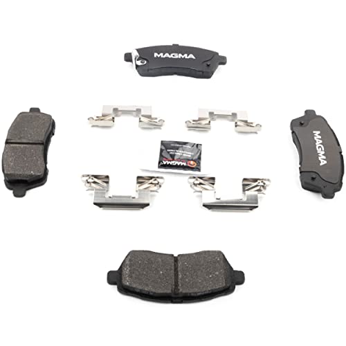 MAGMA Premium PMD1454AM Semi-Metallic Brake Pads, Front