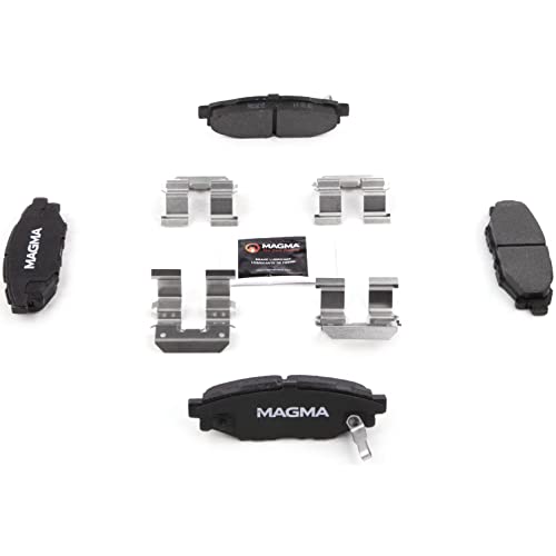 MAGMA Premium PMD1114C Ceramic Brake Pads, Rear