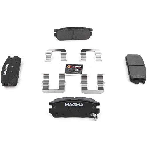 MAGMA Premium PMD1275C Ceramic Brake Pads, Rear