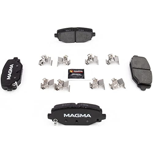 MAGMA Premium PMD1596C Ceramic Brake Pads, Rear