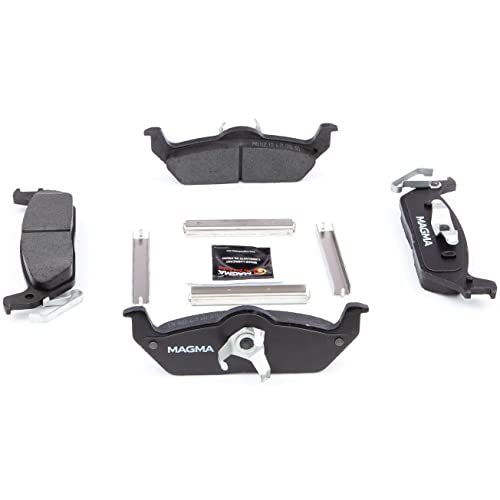MAGMA Premium PMD1012C Ceramic Brake Pads, Rear