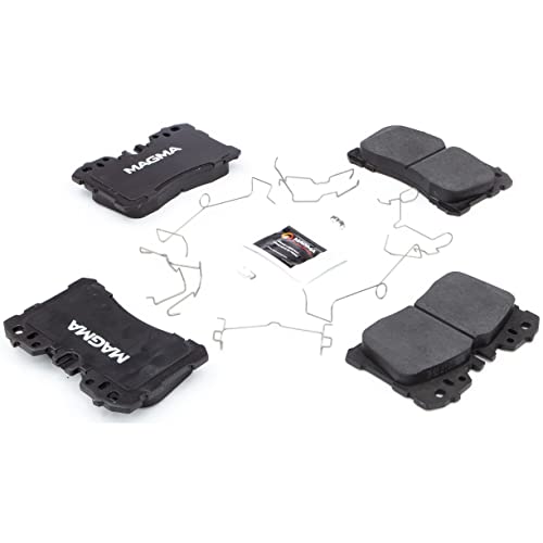 MAGMA Premium PMD1282C Ceramic Brake Pads, Front
