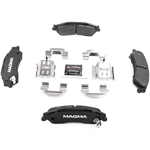 MAGMA Premium PMD729M Semi-Metallic Brake Pads, Rear