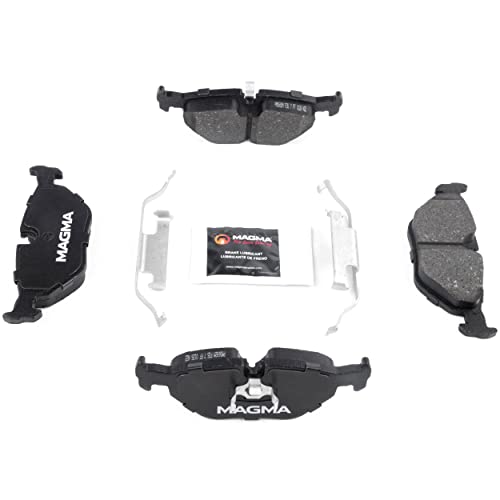 MAGMA Premium PMD692M Semi-Metallic Brake Pads, Rear