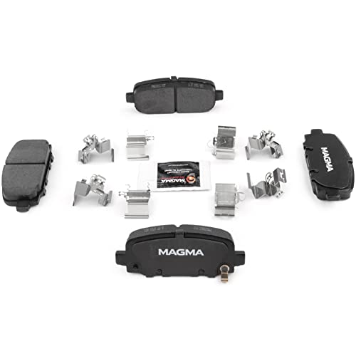 MAGMA Premium PMD2081C Ceramic Brake Pads, Rear
