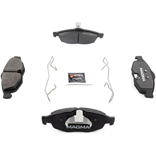 MAGMA Premium PMD869M Semi-Metallic Brake Pads, Front