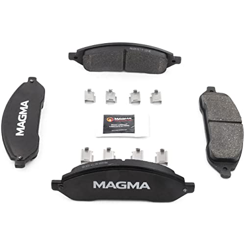 MAGMA Premium PMD1022M Semi-Metallic Brake Pads, Front