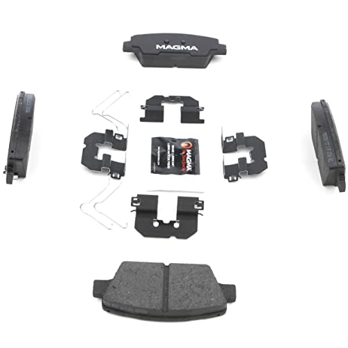 MAGMA Premium PMD2050C Ceramic Brake Pads, Rear