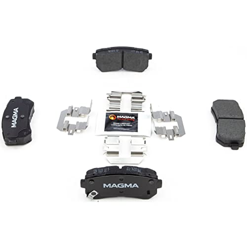MAGMA Premium PMD1829C Ceramic Brake Pads, Rear