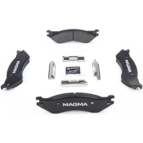 MAGMA Premium PMD842M Semi-Metallic Brake Pads, Front