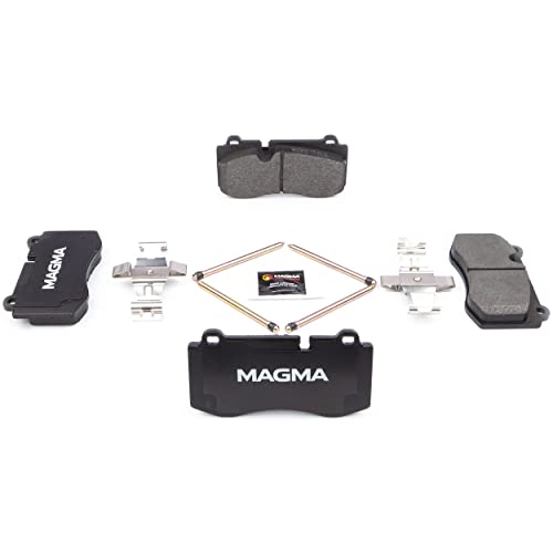 MAGMA Premium PMD1223M Semi-Metallic Brake Pads, Front