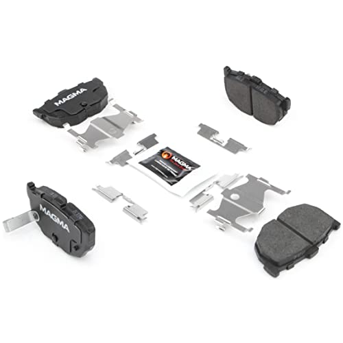 MAGMA Premium PMD323C Ceramic Brake Pads, Rear
