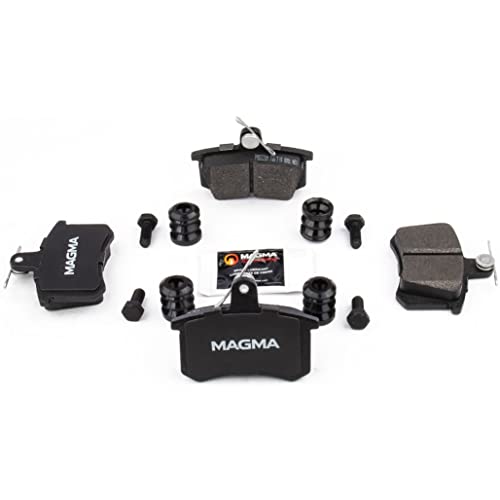 MAGMA Premium PMD228M Semi-Metallic Brake Pads, Rear